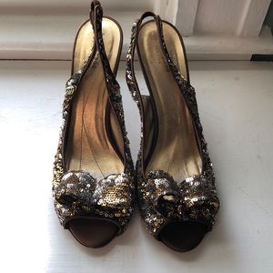 Adorable Kate Spade Sequined Heals